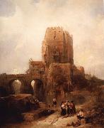 Doorish Tower on the Bridge at Cordoba David Roberts